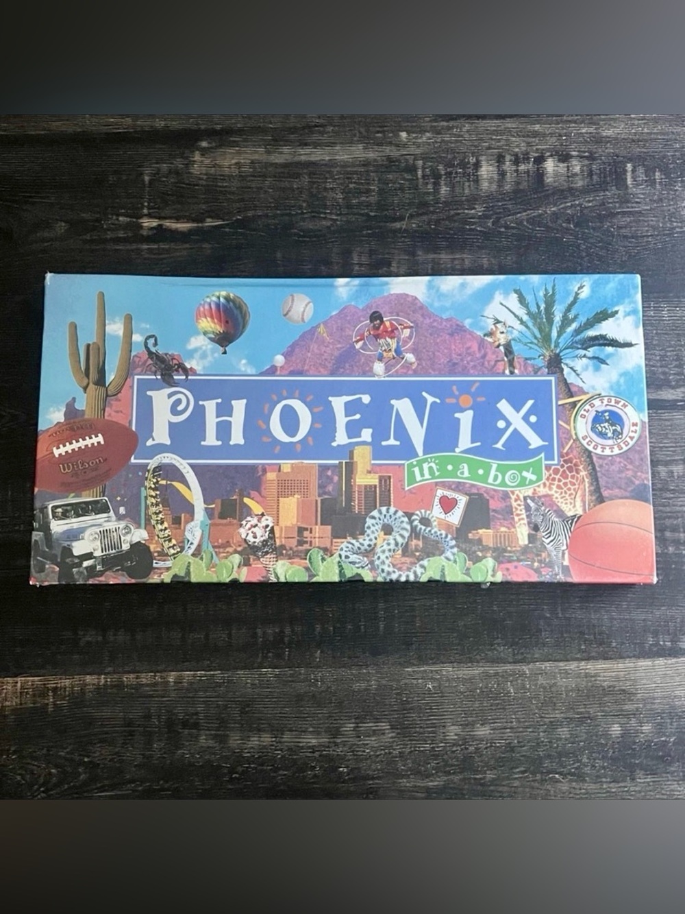 Vintage 1998 Phoenix In-A-Box Board Game New Sealed Arizona